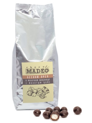 Лесной орех в молочном шоколаде с молотым кофе, 1 кг