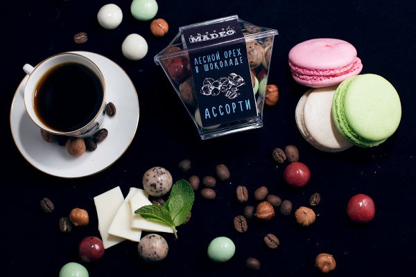 Орехи в шоколаде Ассорти