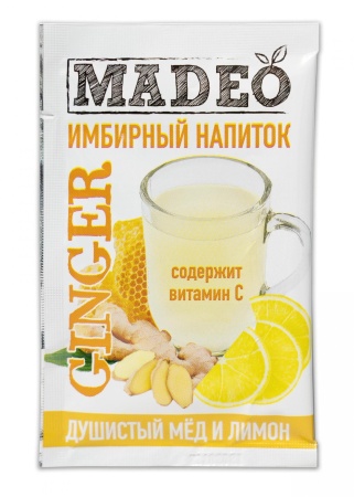 Имбирный напиток Мёд-лимон