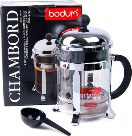 Кофейник с прессом Bodum Chambord 0,35л (металл)