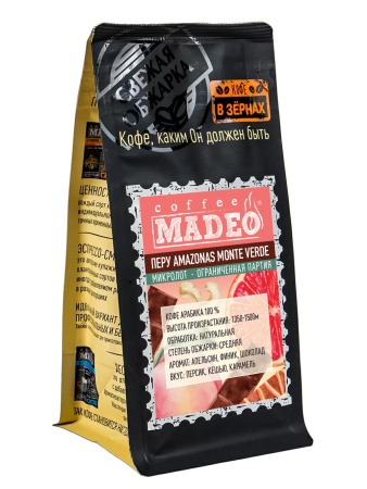Перу Amazonas Monte Verde, 200 г, в зёрнах
