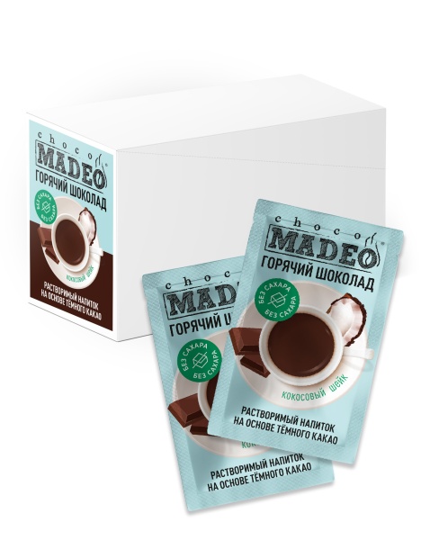 Горячий шоколад Кокосовый шейк (без сахара)