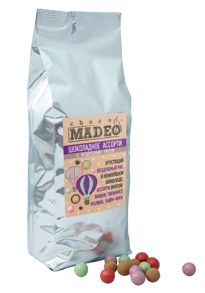 Воздушный рис в шоколаде Ассорти