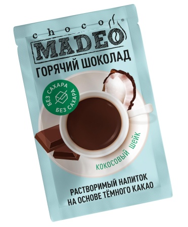 Горячий шоколад Кокосовый шейк (без сахара)