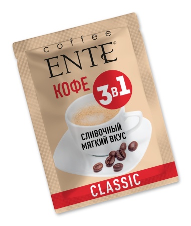 Растворимый кофе 3 в 1 со вкусом Classic