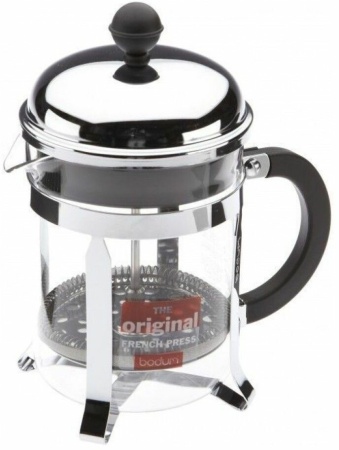 Кофейник с прессом Bodum Chambord 0,35л (металл) Кофейник с прессом Bodum Chambord 0,35л (металл)